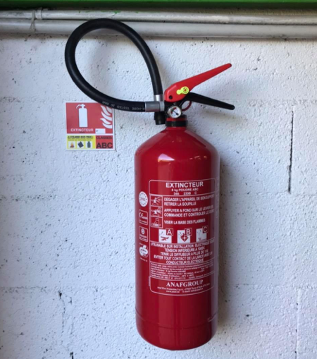 extincteur 6 kg poudre ps6 abc