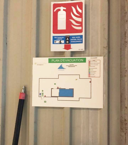 panneaux de classe de feu norme française